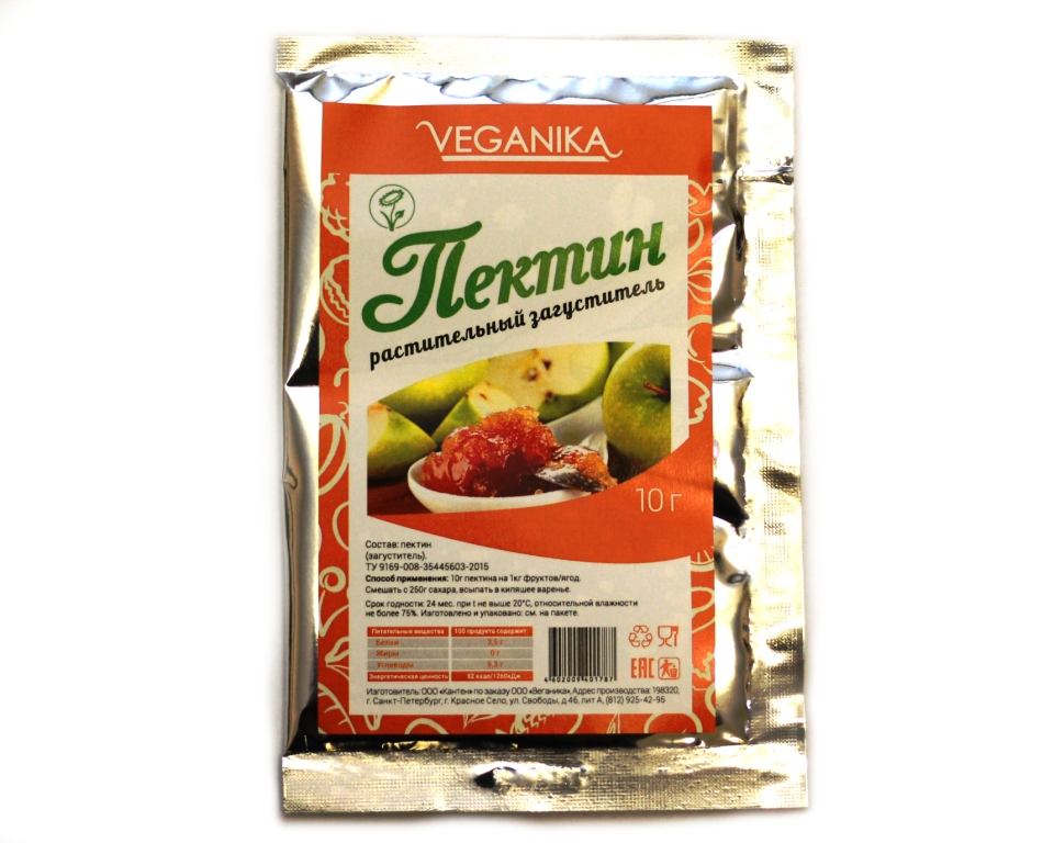 Растительный загуститель Пектин от Veganika™